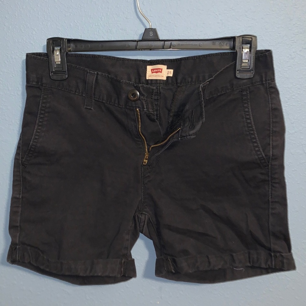 Black Levi Shorts